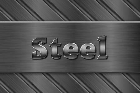 Steel Text Effect Online