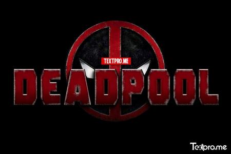 Create Deadpool logo style text effect online
