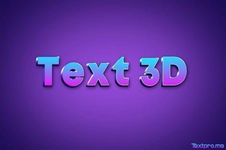 3D gradient text effect online free
