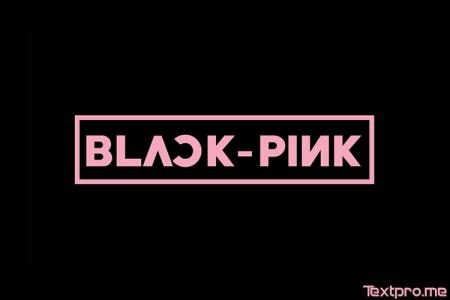 Create Blackpink logo style online
