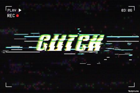 Create impressive glitch text effects online