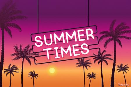 Create a summer neon light text effect online