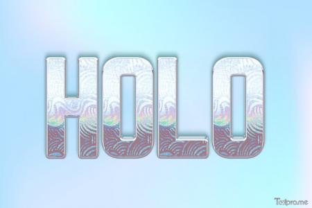 Hologram color 3D text effect generator online