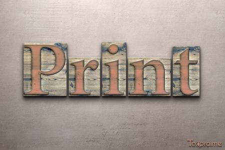 Create letterpress text effects online for free