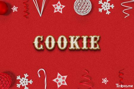 Create christmas gingerbread text effect online