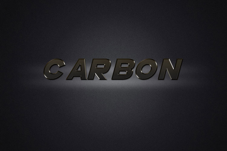 Carbon Text Effect