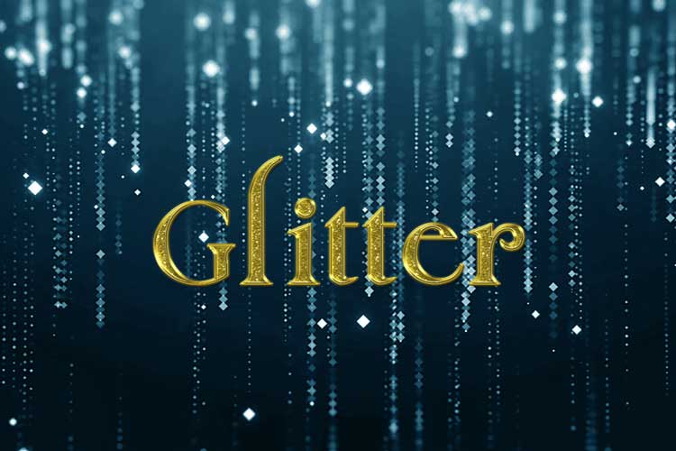 Glitter Text Effect