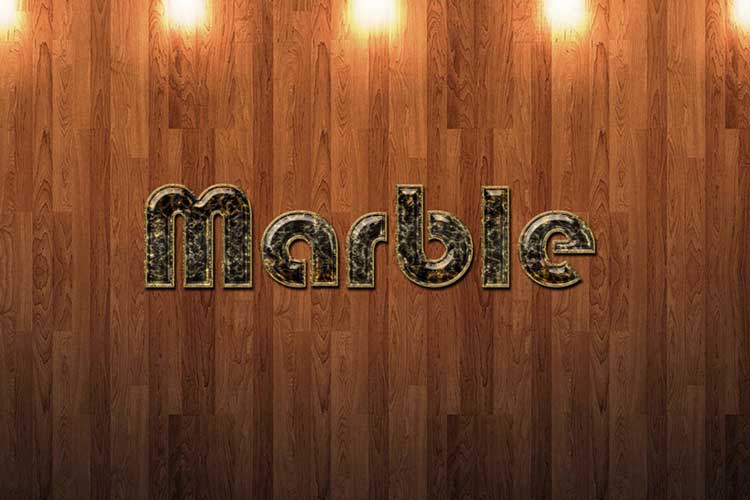 Marble Text Effect