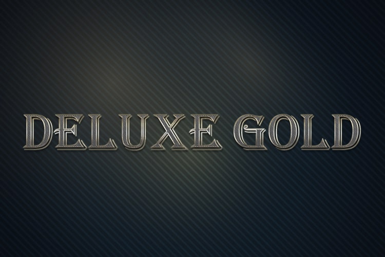 Deluxe Gold Text Effect
