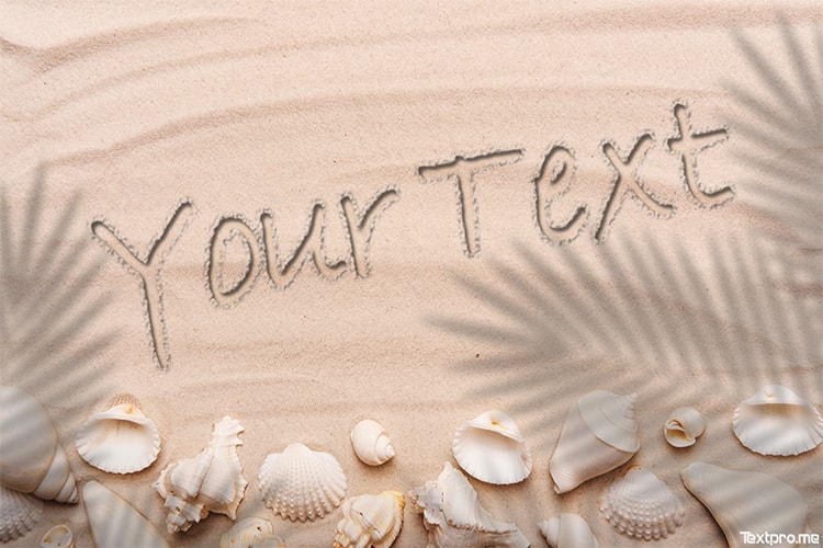 Sand Writing Text Effect Online
