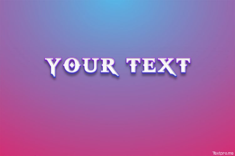Online 3D gradient text effect generator