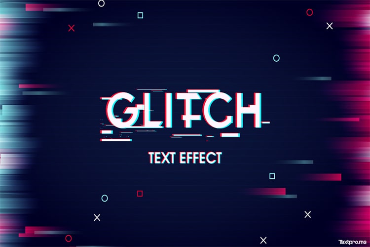 dele Selvforkælelse rense Create a glitch text effect online free