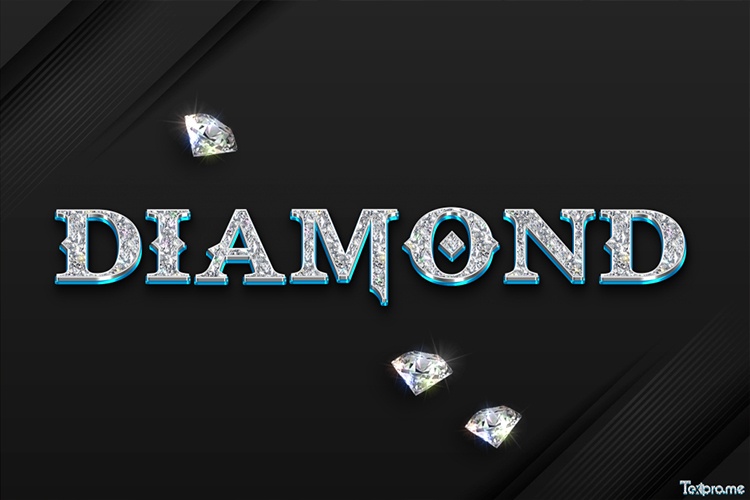 Bling Bling Diamond Text Effect and Logo Style 