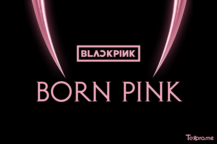 Create BLACKPINK's BORN PINK album theme logo online