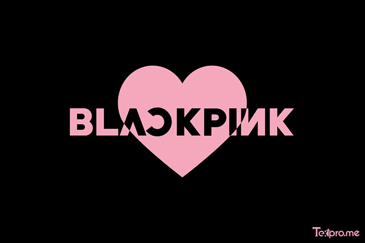 Create Blackpink style logo effects online