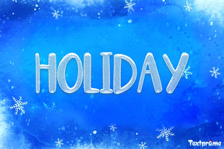 Create Christmas festive text effects online